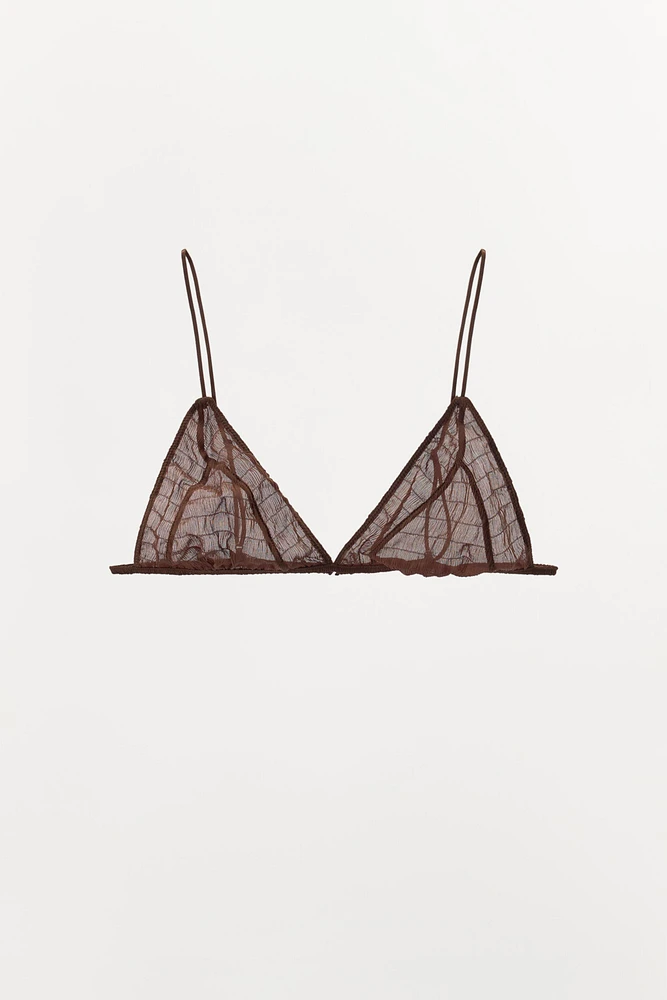 LIMITED EDITION STRUCTURED SILK BRALETTE