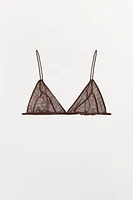 LIMITED EDITION STRUCTURED SILK BRALETTE