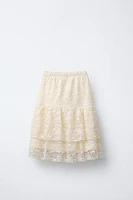 LACE MIDI SKIRT