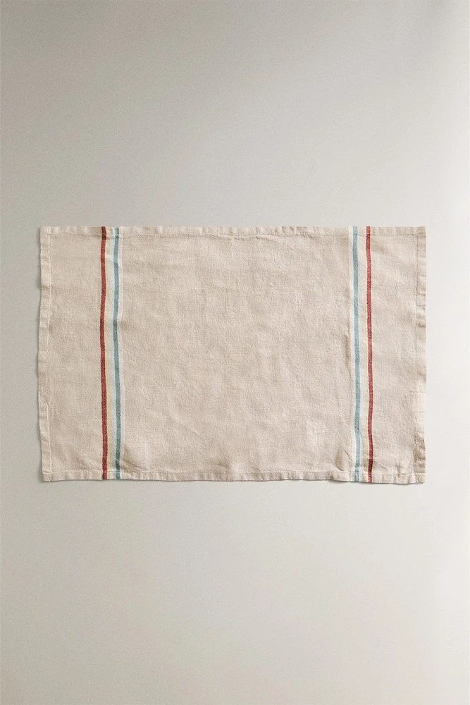 STRIPED LINEN PLACEMAT