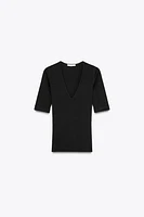 WASHED COTTON T-SHIRT