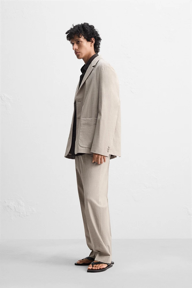 100% WOOL SUIT PANTS