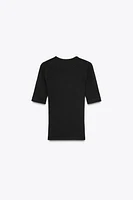 WASHED COTTON T-SHIRT
