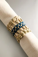 SET OF SEAGRASS NAPKIN RINGS (SET OF 4)