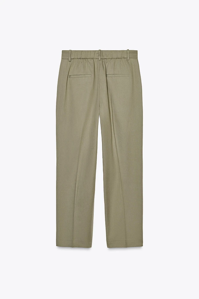 PANTALON À PINCES COLLECTION ZW