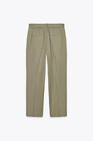 PANTALON À PINCES COLLECTION ZW