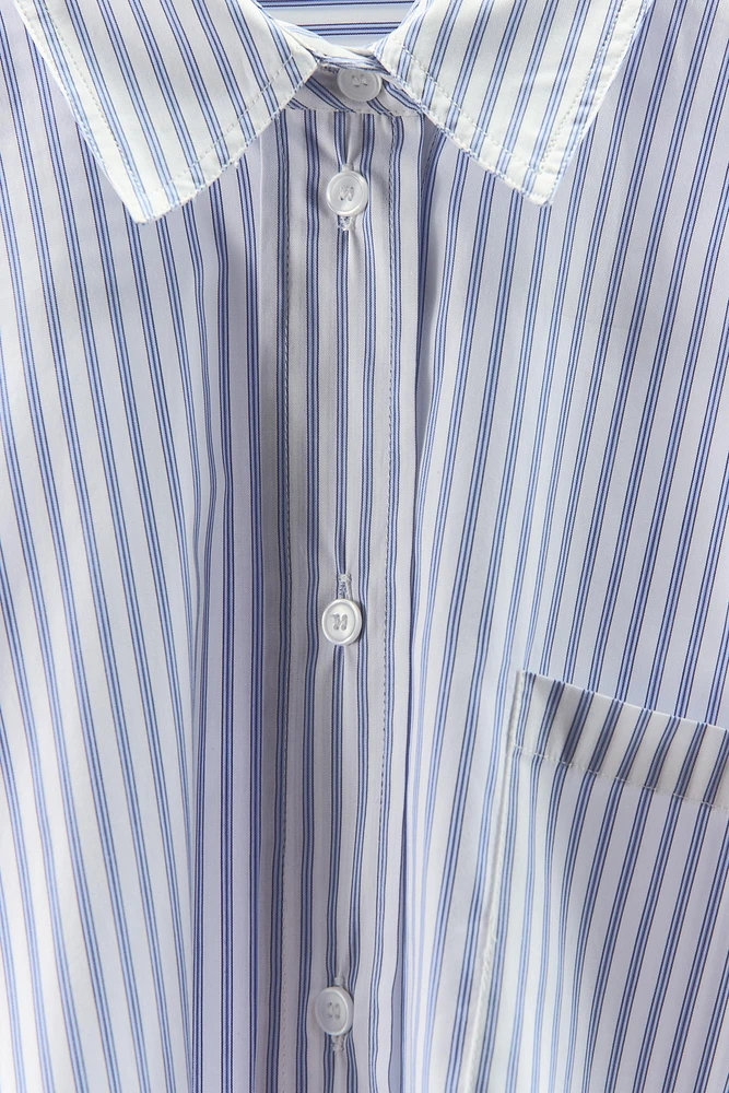 CHEMISE STYLE PYJAMA À RAYURES