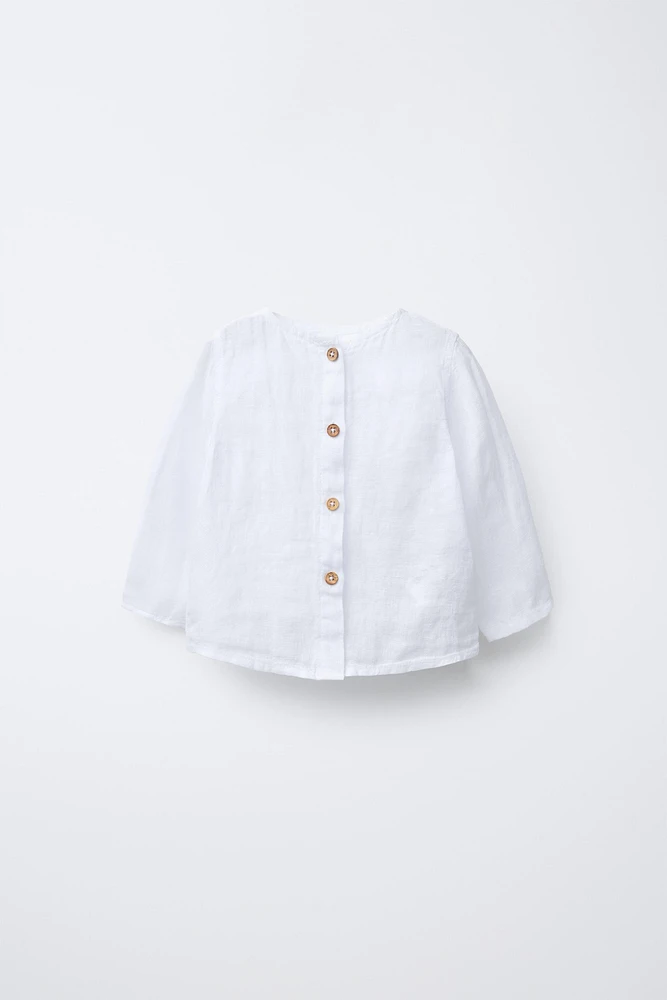 PLAIN LINEN SHIRT