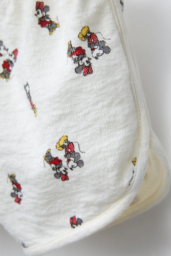 MICKEY AND MINNIE MOUSE © DISNEY TEXTURED BERMUDA SHORTS