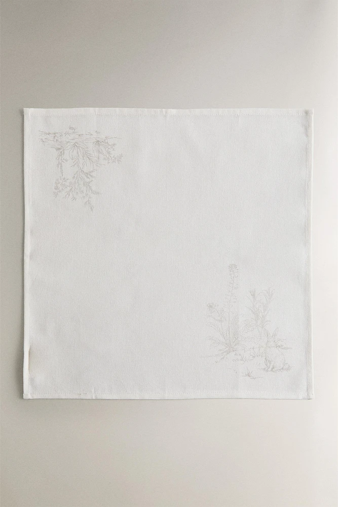 SET OF PRINTED COTTON NAPKINS (SET OF 2)