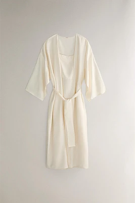 PLAIN SATEEN NIGHTGOWN