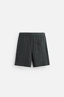 JACQUARD TEXTURED SHORTS