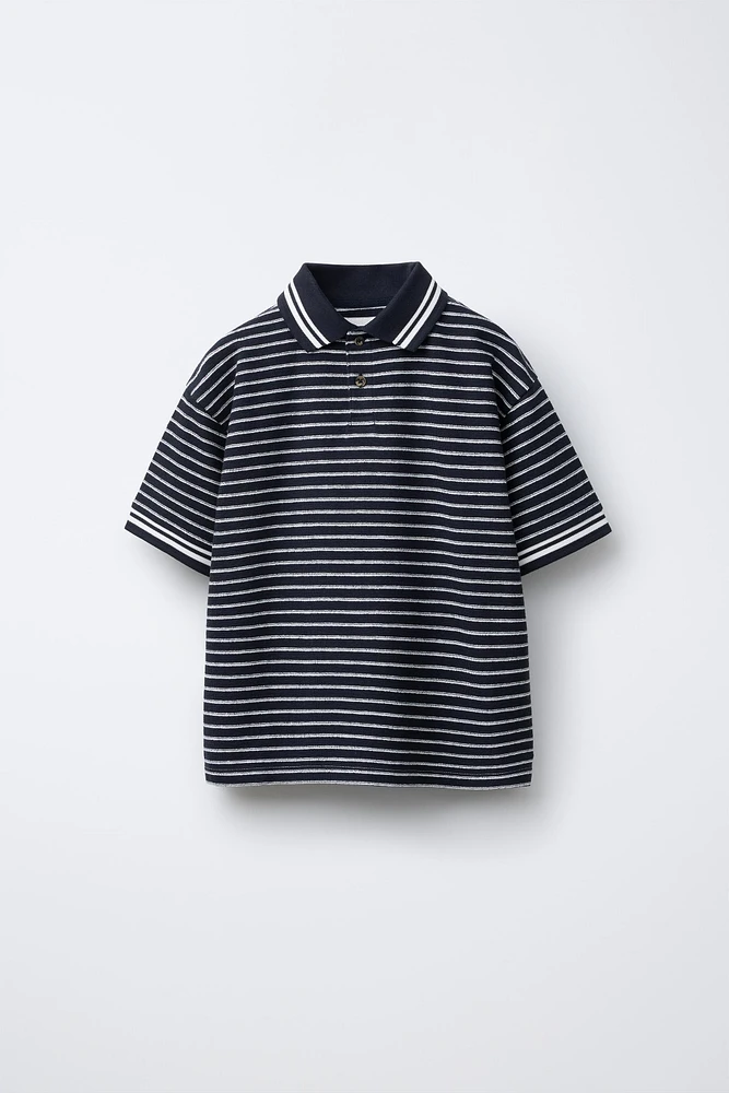 POLO RUSTIQUE À RAYURES