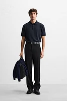 BASIC TEXTURED WEAVE PIQUÉ POLO