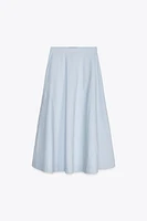 FLARED BUTTON SKIRT ZARA WOMAN COLLECTION