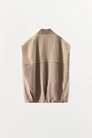LIMITED EDITION 100% LINEN COMBINATION VEST
