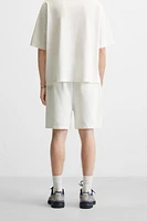 BERMUDA DE JOGGING DÉLAVÉ RELAXED FIT