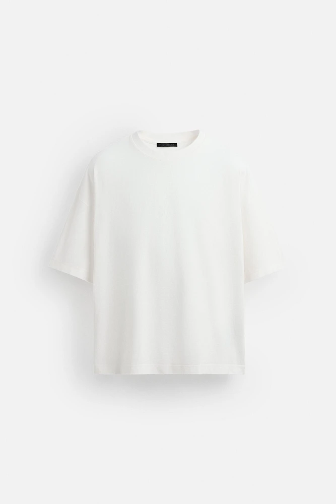 LIGHTWEIGHT WASHED BOXY FIT T-SHIRT