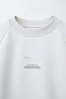 SPORTY SHORT SLEEVE SWEATSHIRT
