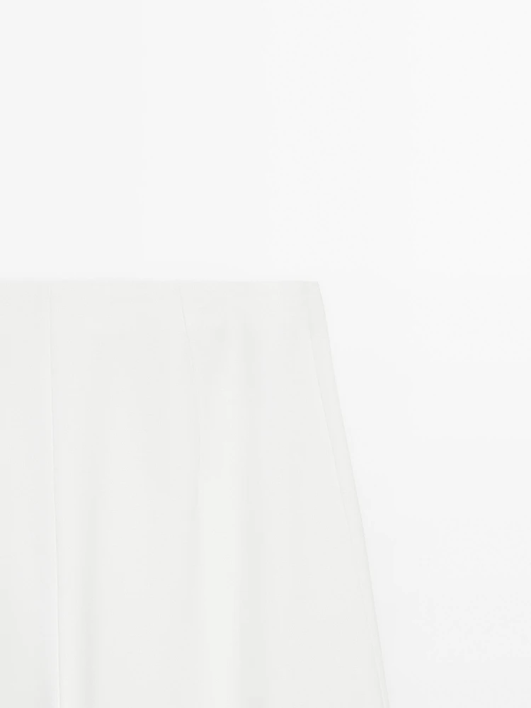 High-waist palazzo trousers - STUDIO
