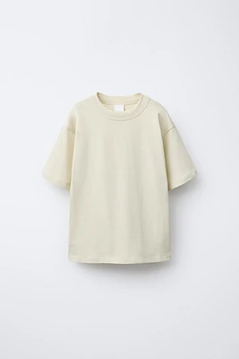 PLAIN T-SHIRT WITH LABEL