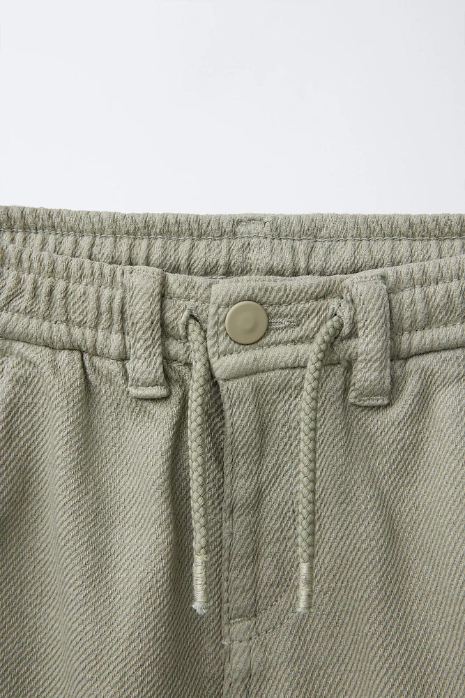 PANTALON DROIT EN SERGÉ