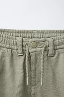 PANTALON DROIT EN SERGÉ