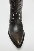 COWBOY STUDDED BOOTS