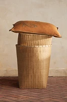 CORBEILLE BAMBOU TRESSÉ