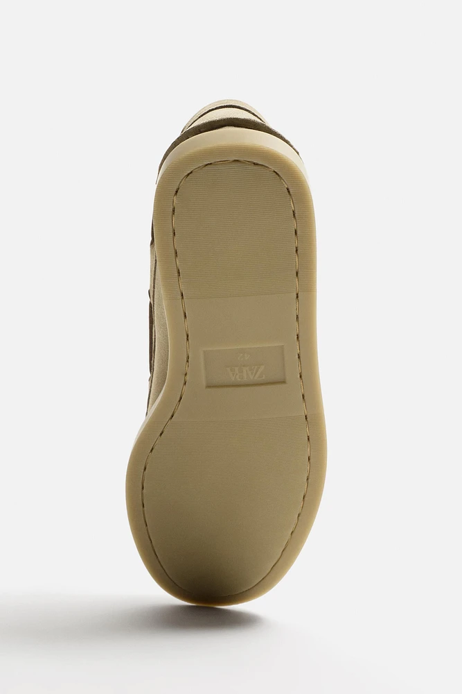 LEATHER BOAT SHOES