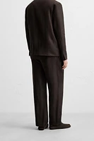 PANTALON DE COSTUME 100 % LIN