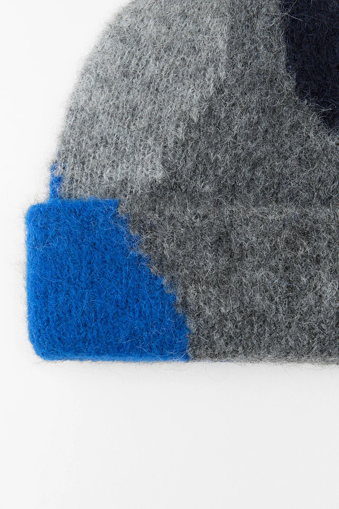 ALPACA BLEND PRINT BEANIE