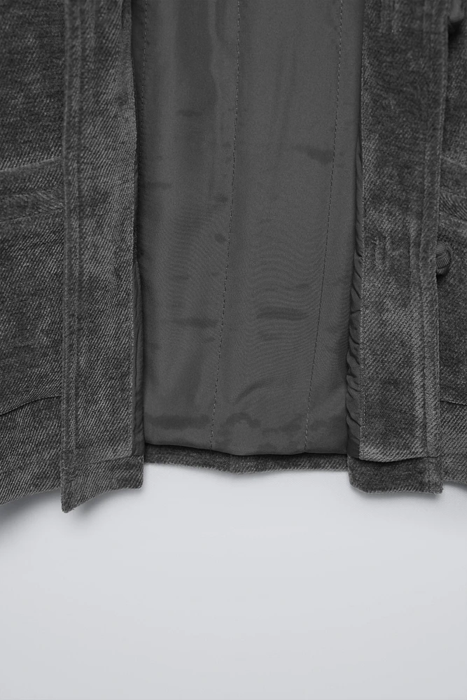 TEXTURED WEAVE JACKET