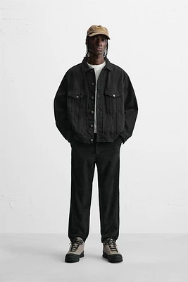 TAPERED CORDUROY PANTS