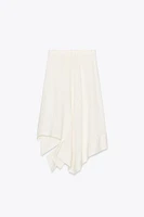 ASYMMETRIC LINEN SKIRT ZW COLLECTION