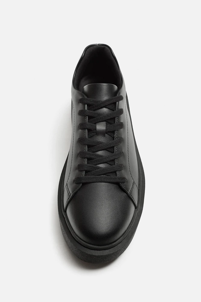CHUNKY LEATHER SNEAKERS