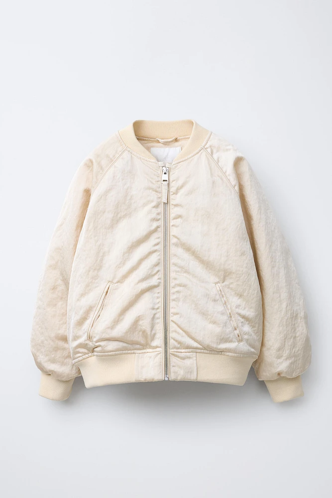 BLOUSON BOMBER SATINÉ