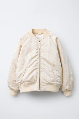 BLOUSON BOMBER SATINÉ