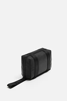 RUBBERIZED TOILETRY BAG