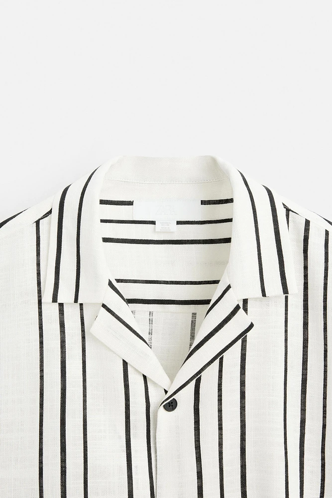 FLOWY STRIPED SHIRT