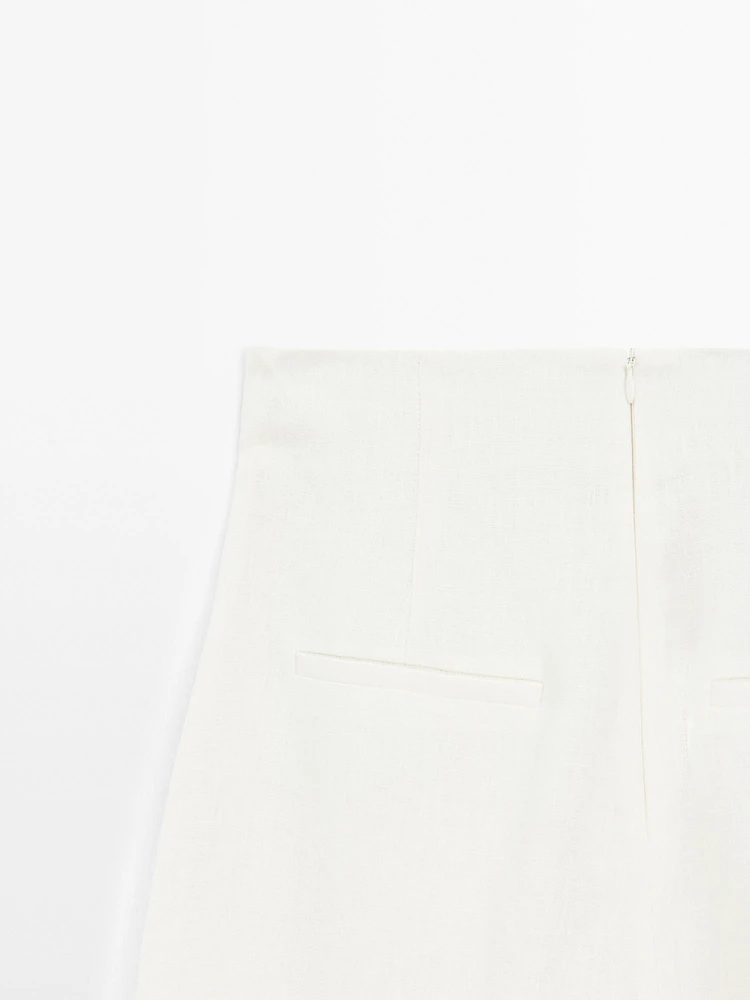 Pantalon large 100 % lin - STUDIO