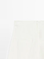 Pantalon large 100 % lin - STUDIO