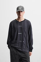 RETRO SOCCER TEXTURED SWEATSHIRT