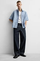 JEAN STRAIGHT FIT À CEINTURE