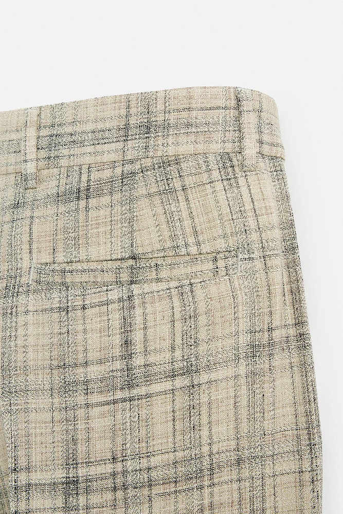 LIMITED EDITION CHECKED SUIT PANTS