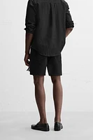 REGULAR FIT DENIM SHORTS