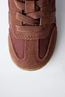 CONTRAST COMBINATION SNEAKERS