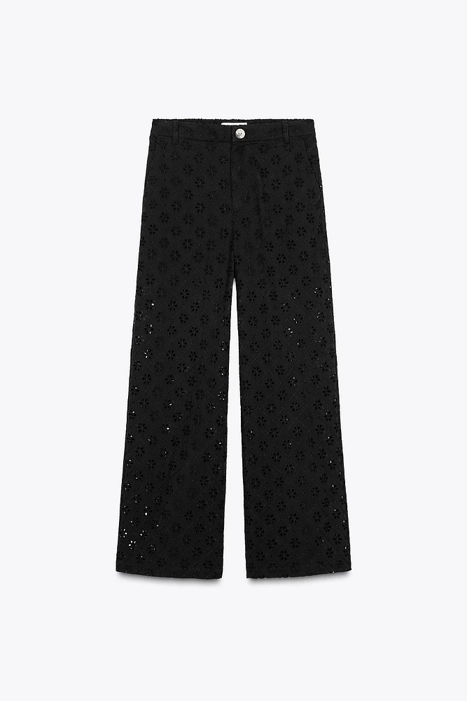 OPENWORK EMBROIDERY CULOTTES