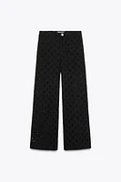 OPENWORK EMBROIDERY CULOTTES