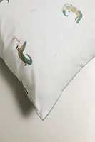 TAIE D’OREILLER ENFANT CROCODILE